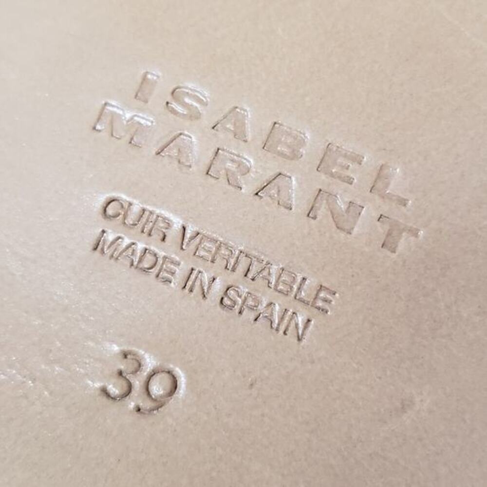 Isabel‎ Marant Vikee Slides in Ecru & Black Size 39/9 Casual Designer - Picture 12 of 16